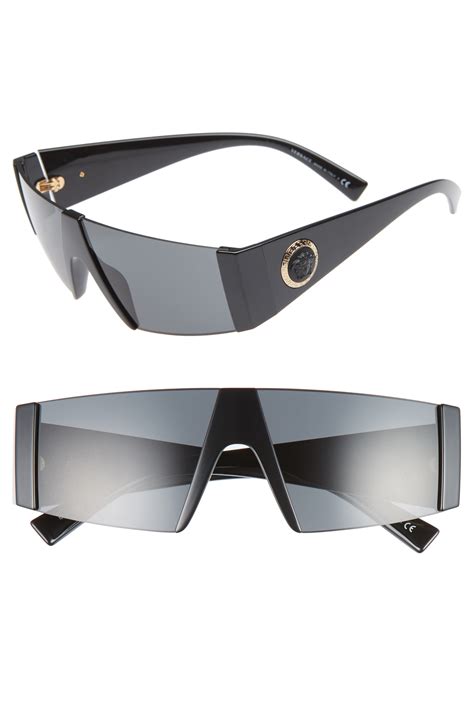 versace square frame sunglasses|versace shield sunglasses women.